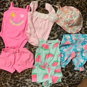 Summer Baby Lot 6 pieces 0-3 months
